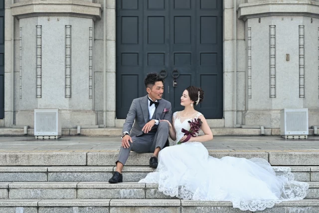 moeさんの前撮りの写真