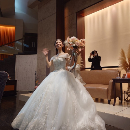 もーりさんのウエディングドレス