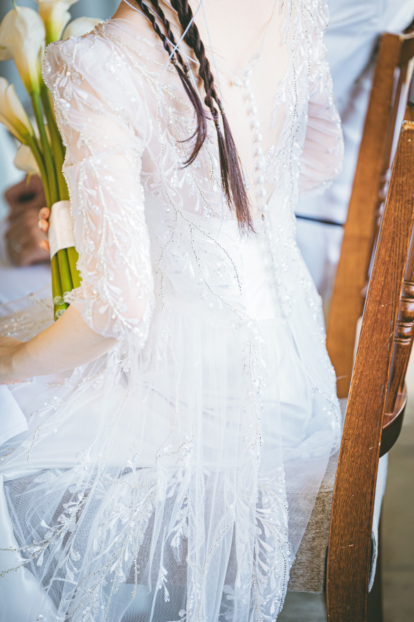 りさんのウエディングドレスの写真