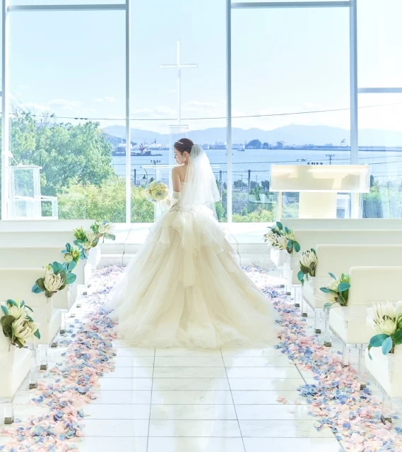 To be ourselves!Pastel blue wedding!～ゲストのみんなへ感謝を