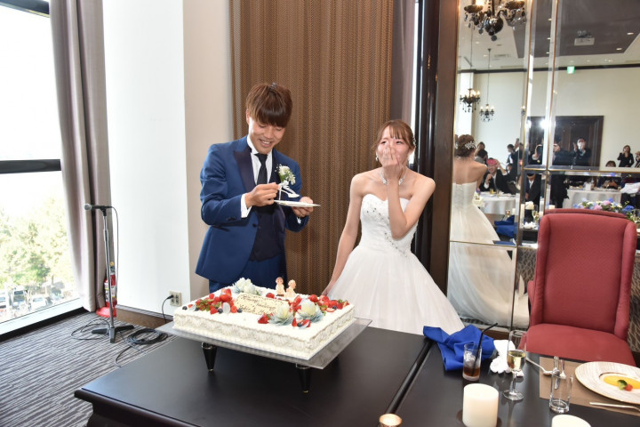ymさんのウエディングケーキの写真