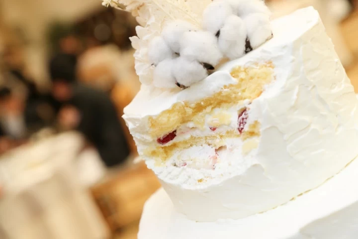 みっくすさんのウエディングケーキの写真