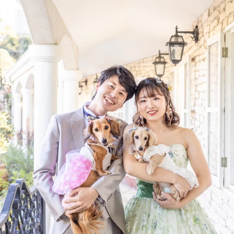 こだわりの詰まった愛犬との結婚式