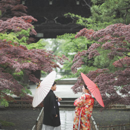 にょんさんの前撮りの写真