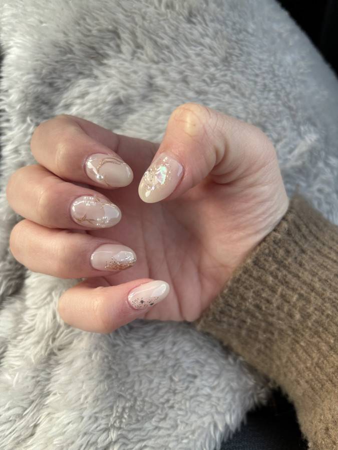 ネコの名前はえんさんのネイルの写真