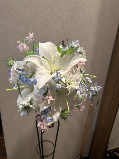 ひかりさんのブーケ・ブートニアの写真