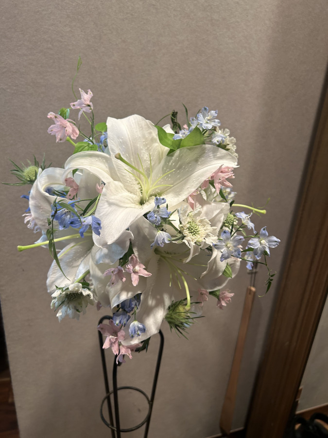 ひかりさんのブーケ・ブートニアの写真