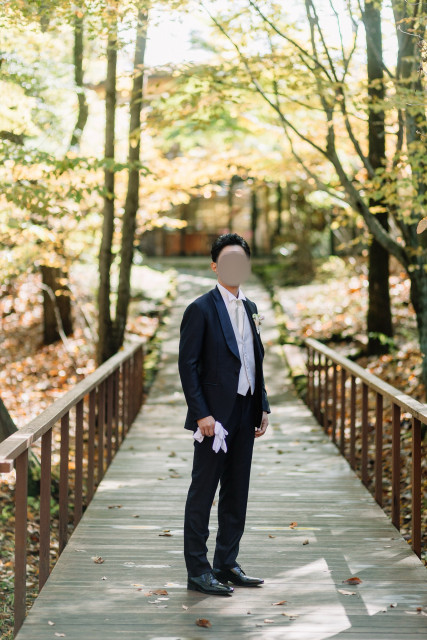 しほさんの新郎衣装の写真