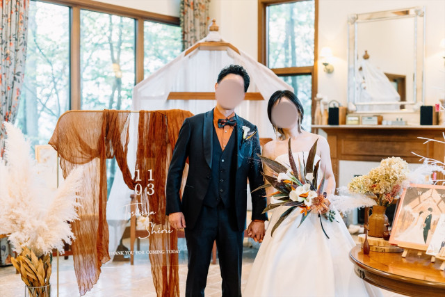 しほさんのウエディングドレスの写真