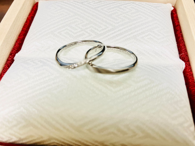 きゅうさんの結婚指輪の写真