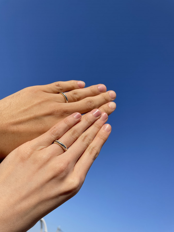 タイヤキさんの結婚指輪の写真