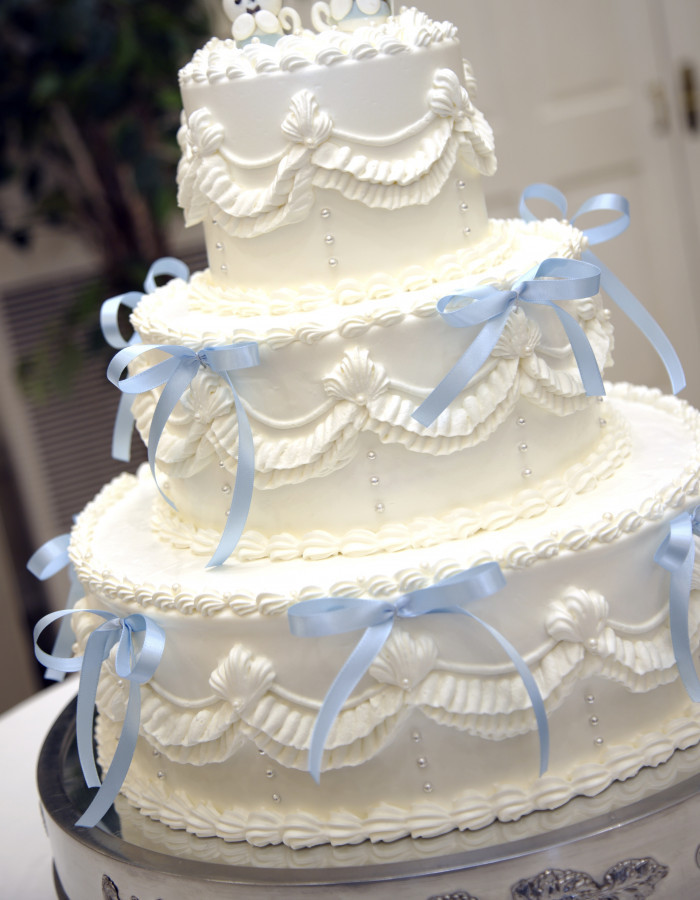 朱音さんのウエディングケーキの写真