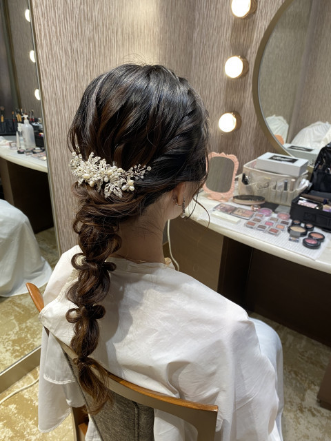 りぃこさんのヘアメイクの写真