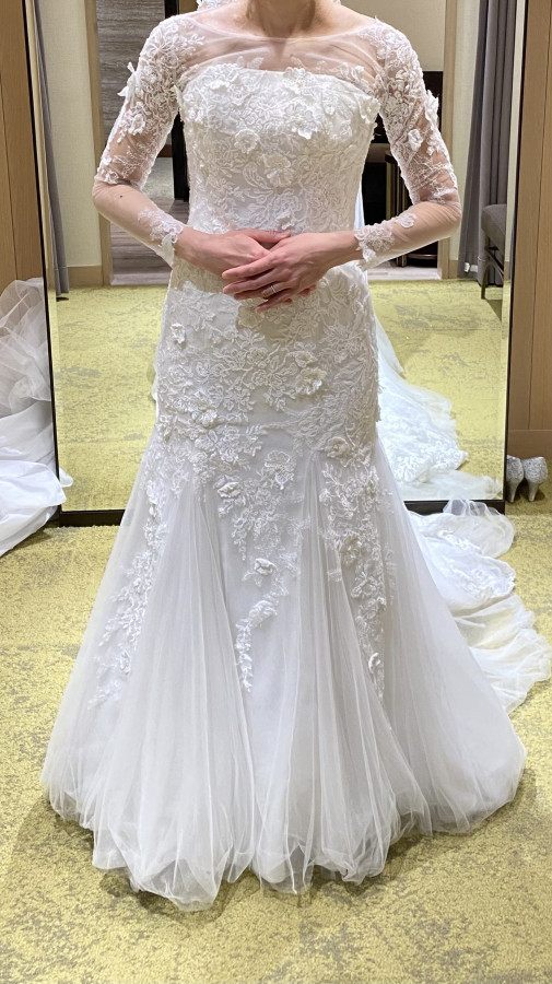 りぃこさんのウエディングドレスの写真