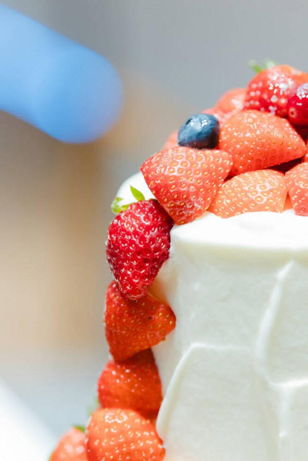 りぃこさんのウエディングケーキの写真