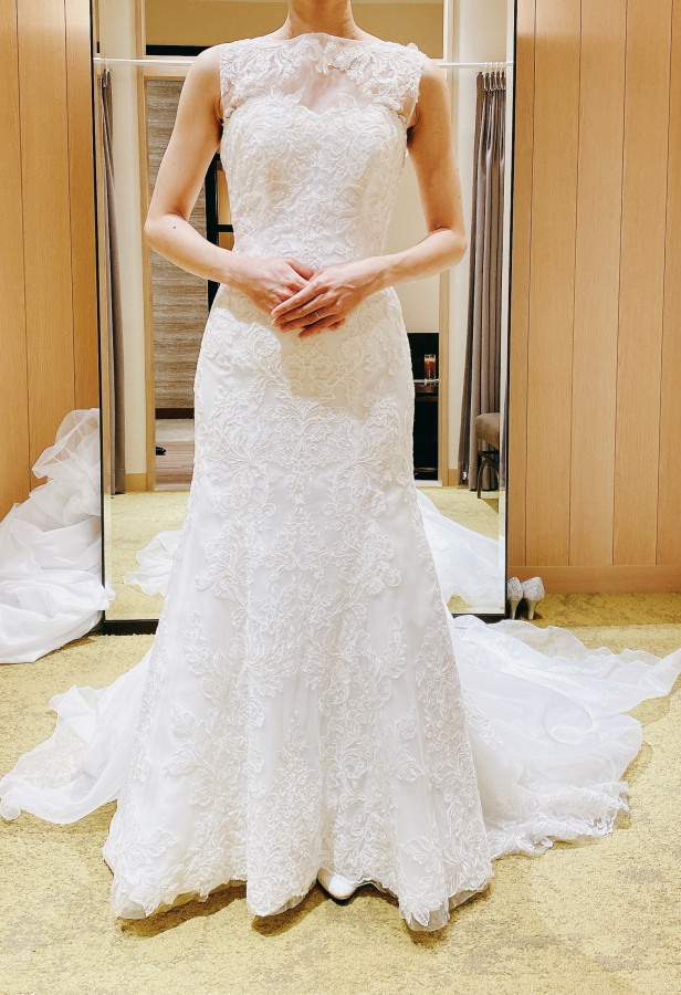 りぃこさんのウエディングドレスの写真