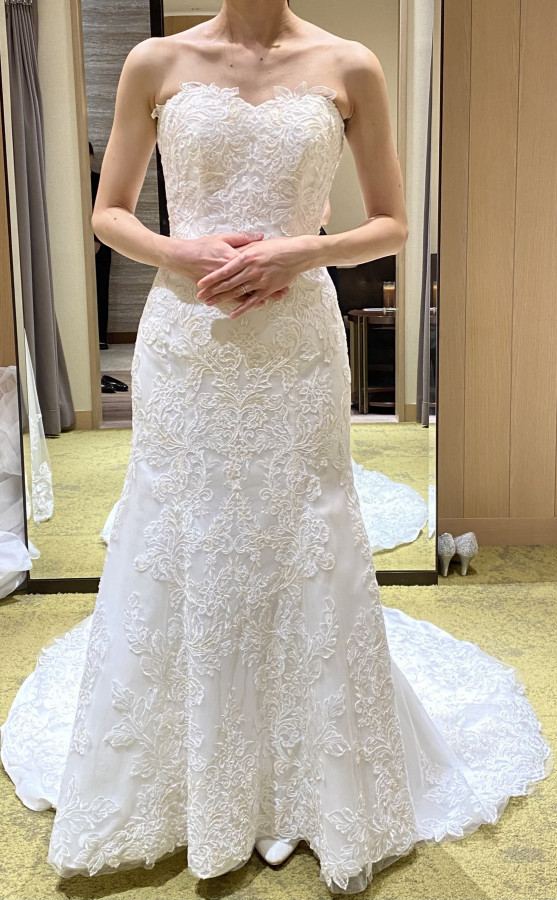 りぃこさんのウエディングドレスの写真