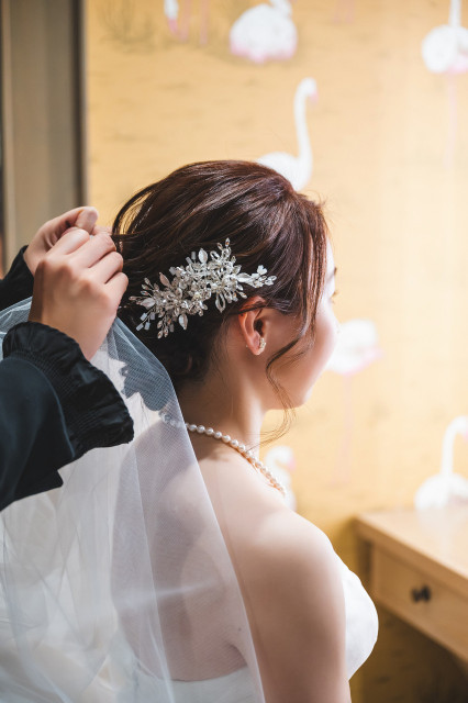 新いさきさんのヘアメイクの写真