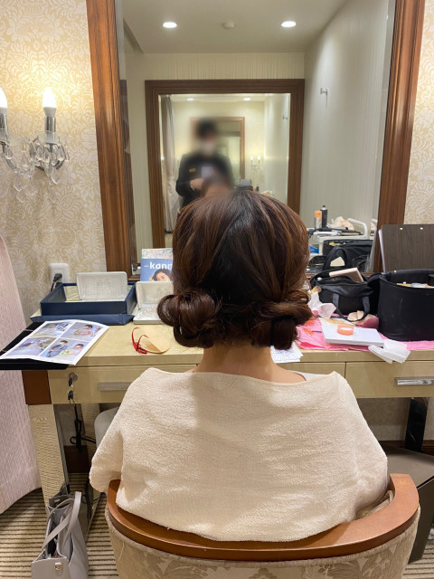 ねねねさんのヘアメイクの写真