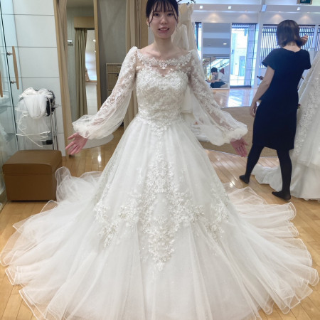 ちゃそさんのウエディングドレス