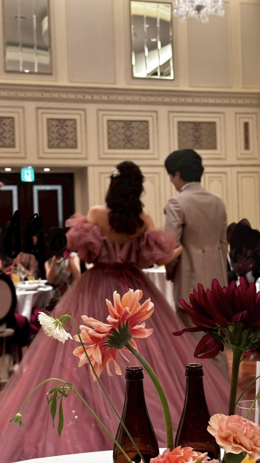 さやさんのカラードレスの写真