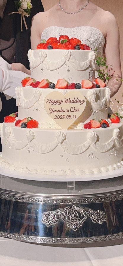 tmtmさんのウエディングケーキの写真