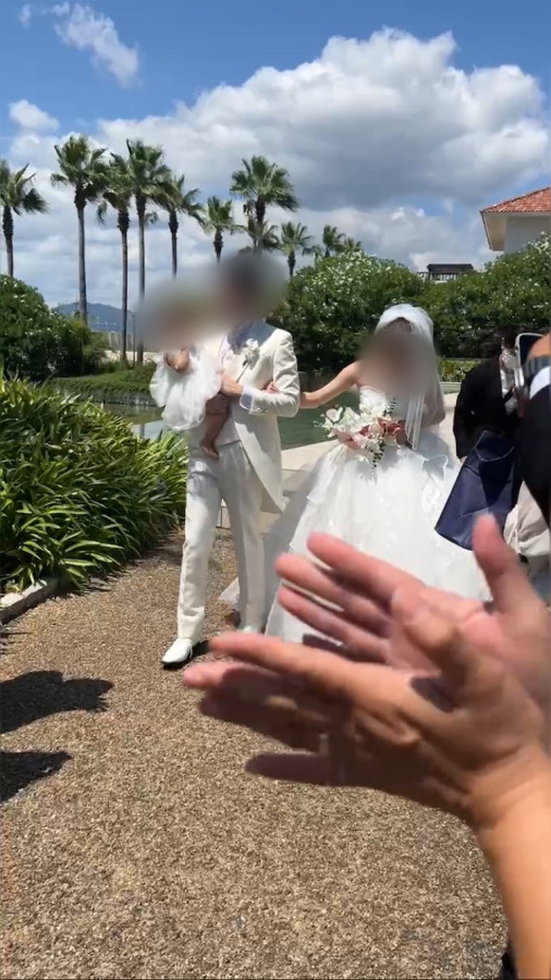 一緒の思い出になったファミリー結婚式