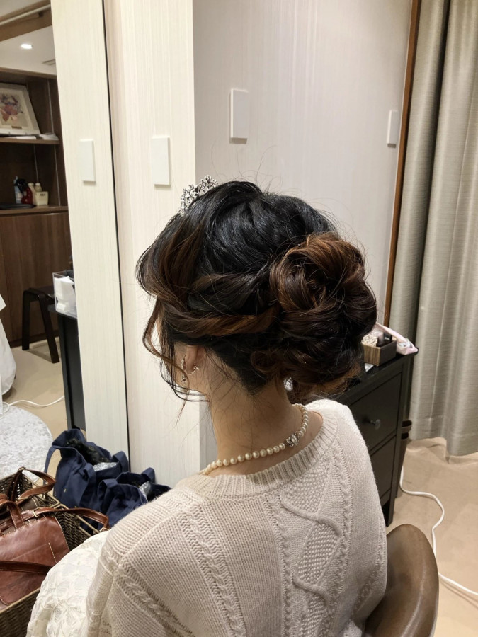 ICOさんのヘアメイクの写真