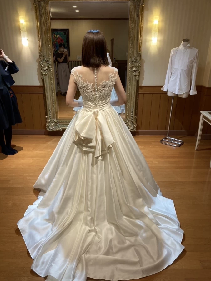 ゆいぴさんのウエディングドレスの写真