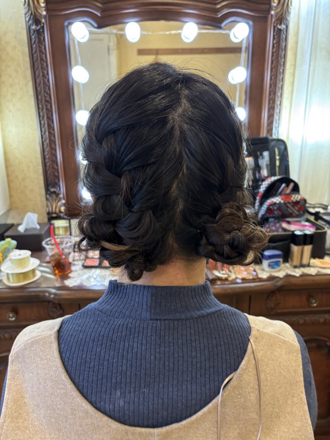まるさんのヘアメイクの写真