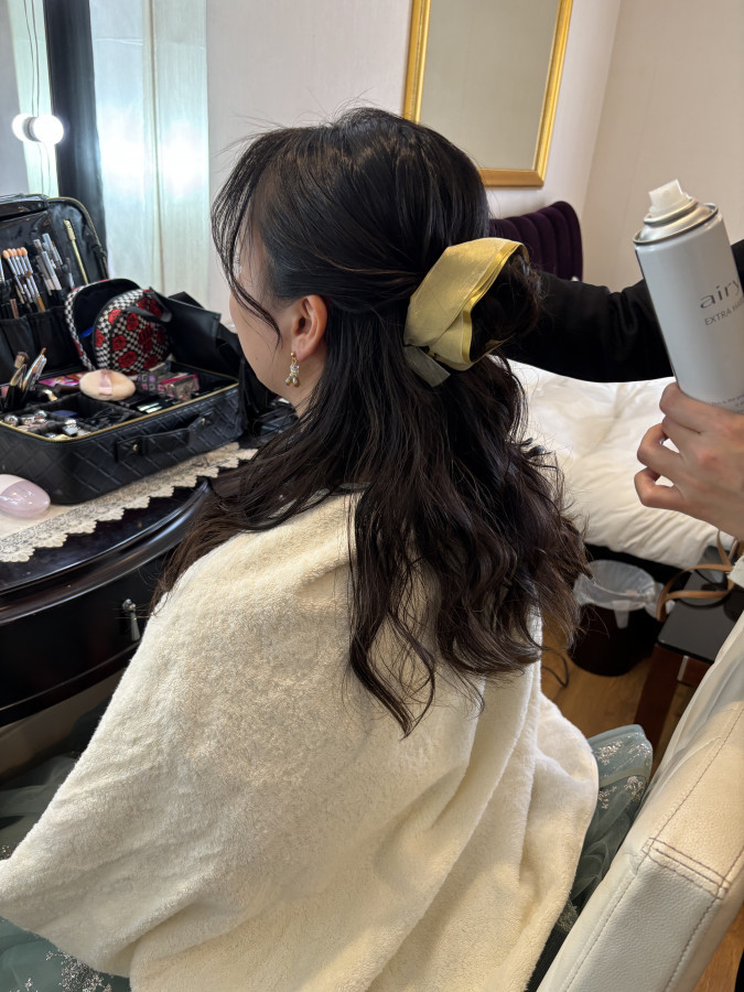 まるさんのヘアメイクの写真