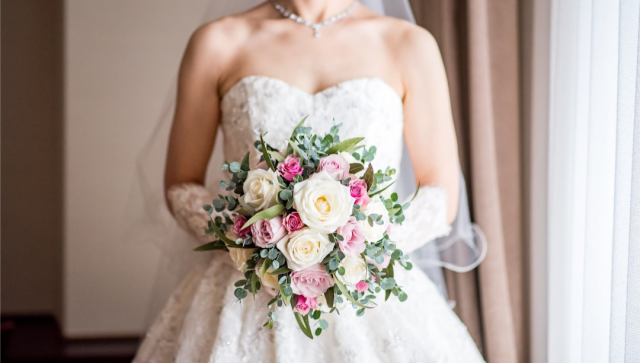 あつりんごさんのブーケ・ブートニアの写真