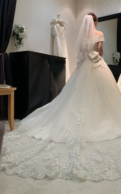 あつりんごさんのウエディングドレスの写真