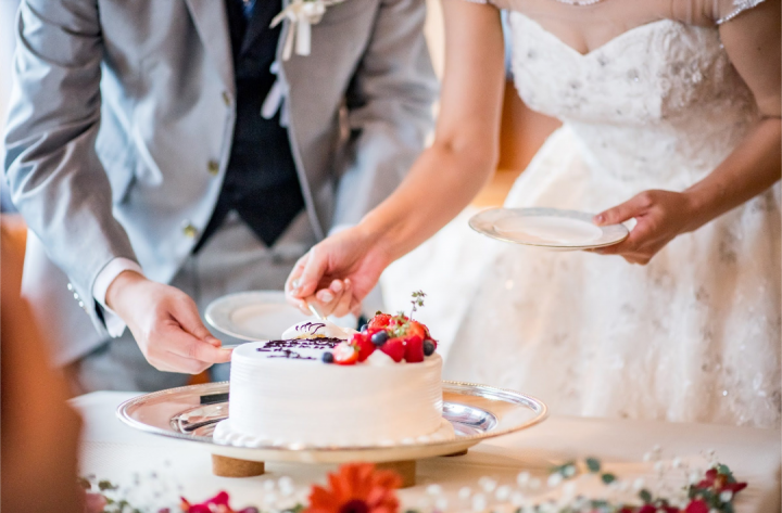 あつりんごさんのウエディングケーキの写真