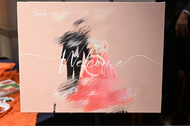 あつりんごさんのウェルカムボードの写真