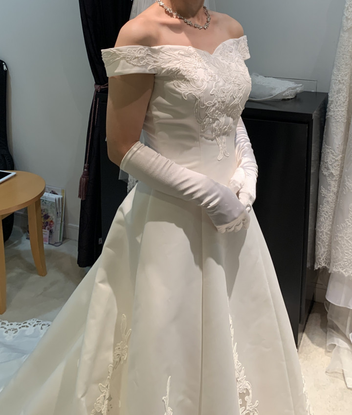 あつりんごさんのウエディングドレスの写真