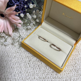 ぜあみさんの結婚指輪の写真