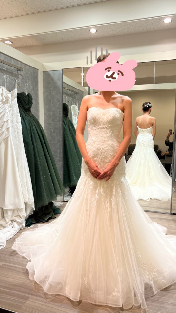 ぜあみさんのウエディングドレスの写真