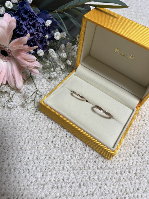 ぜあみさんの結婚指輪の写真