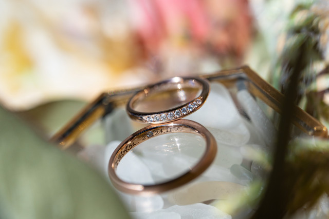 ぜあみさんの結婚指輪の写真