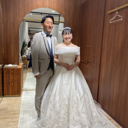 めじんさんのウエディングドレスの写真