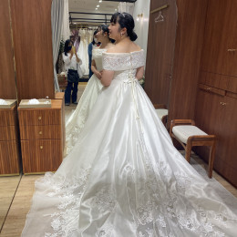 めじんさんのウエディングドレスの写真