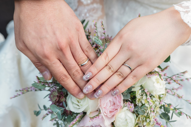 めじんさんの結婚指輪の写真