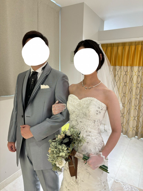 ぷんさんのウエディングドレスの写真