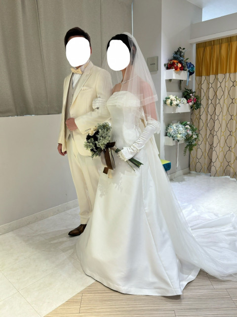ぷんさんのウエディングドレスの写真