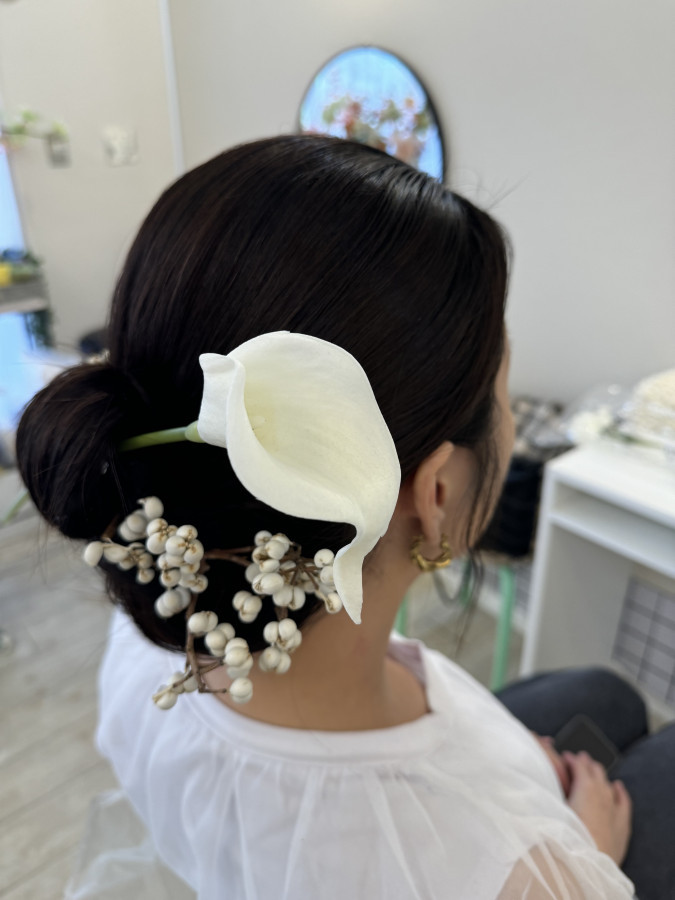 すずさんのヘアメイクの写真