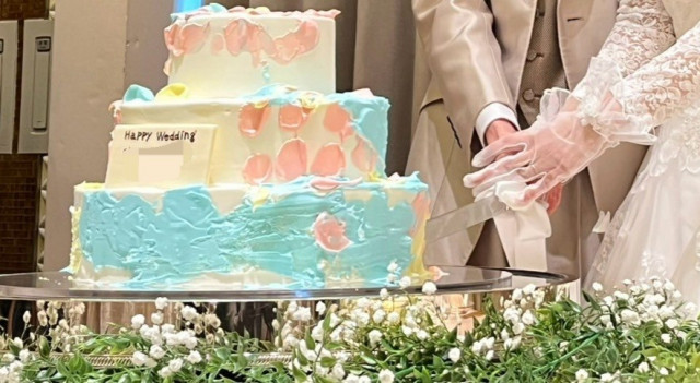 ほんはる。さんのウエディングケーキの写真