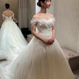 うらんさんのウエディングドレスの写真