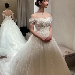 うらんさんのウエディングドレスの写真