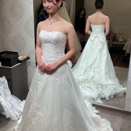うらんさんのウエディングドレスの写真